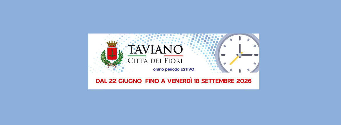 orario estivo pic 2026