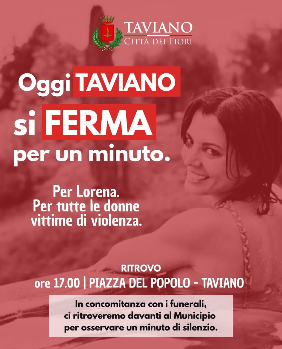 taviano si ferma un minuto