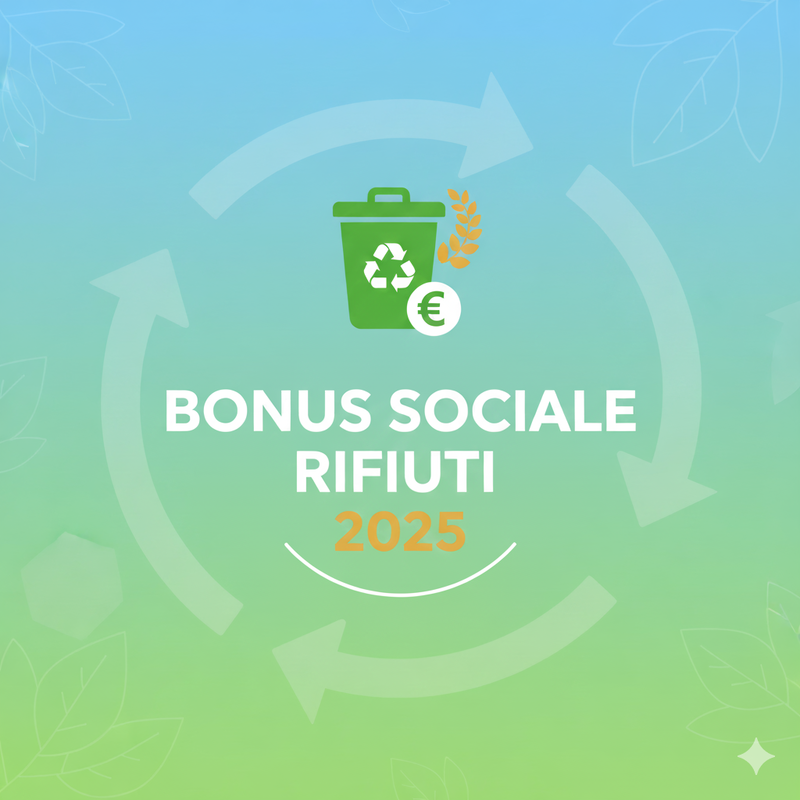 bonus sociale per i rifiuti